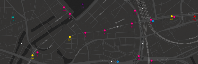 Real-time Visualization of Hamburg’s Public Transport System